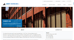 Desktop Screenshot of abbottnicholson.com